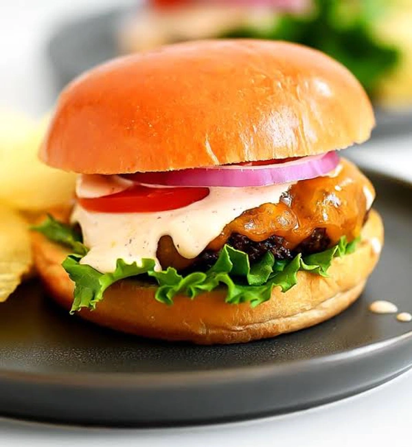 Burger Pizza and sandwich  - Burger ( 4 pm to - 9 pm)