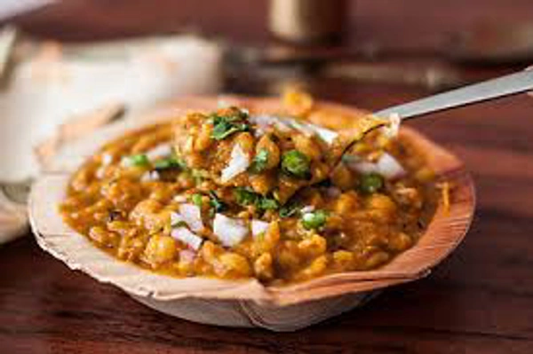 chat , pani puri , batase,and matar ,tikiya - Chaat (चाट - आलू टिक्की)