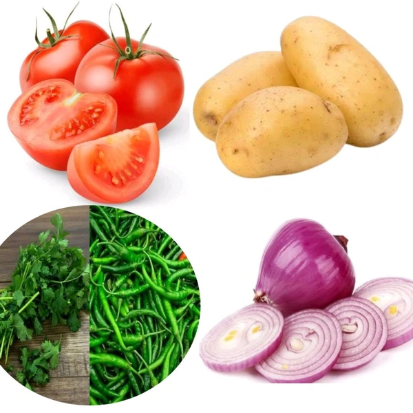 आलू, प्याज, टमाटर - aloo, pyaj, tamatar, alu, pyaaj,dhaniya,mirch,mircha, sabji - demo products not for sell