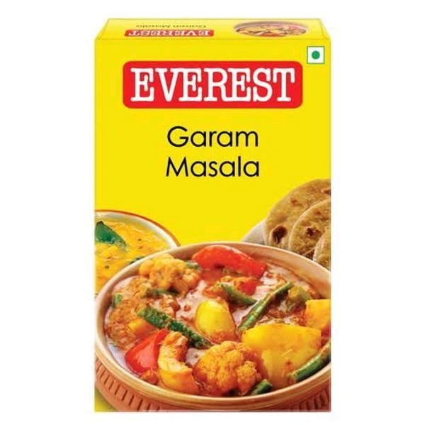 All Masale packet - haldi, dhaniya, mirch,sabji masala, garm masala, paneer masala, chhola masal,  - एवरेस्ट गरम मसाला 50 gram