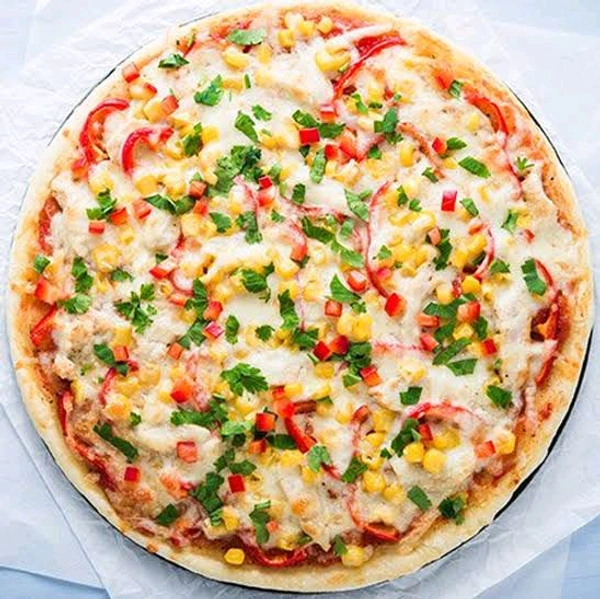 Burger Pizza and sandwich  - corn Regular medium pizza