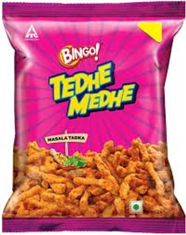 चिप्स नमकीन और कुरकुरे - Kurkure, Lays Chips , Namkeen , Uncle Chips, namkin - Tedhe medhe - 4 packets