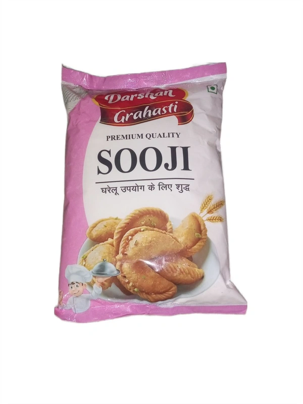 आटा, मैदा, रवा,बेसन - ata, rava, suji, besan, aata, sujee - सूजी पैकेट 500 ग्राम