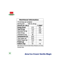 Cakes, Ice creams, pastie - Amul vanila 1 L