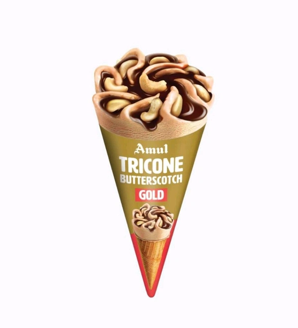 Cakes, Ice creams, pastie - amul gold tricon butterskotch 120ml