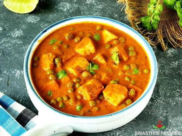 पनीर स्पेशल डिशेज- shahi paneer, matar paneer, kadhai paneer, butter paneer - मटर पनीर 1 प्लेट