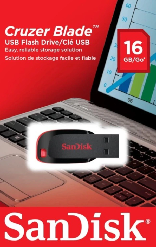 SanDisk 16GB 2.0 Pendrive (OG) - Black