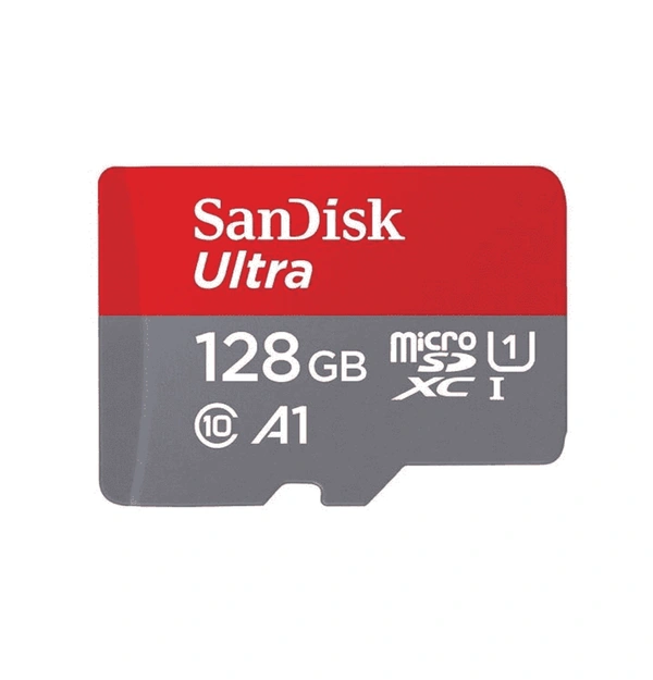 SanDisk 128GB Class 10 Memory Card (OG) - Gray