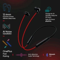ONEPLUS OnePlus Bullet Z2 Original  - Red Black