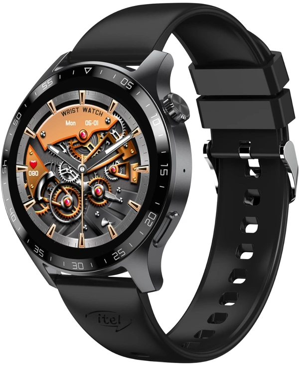 ITEL itel ISW-42 Round Bluetooth Calling Smartwatch  - Black