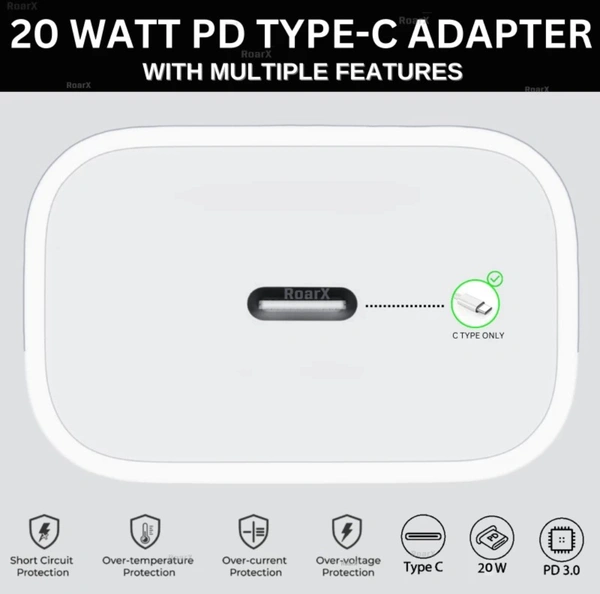 IPHONE 1ST COPY ADAPTOR  - White
