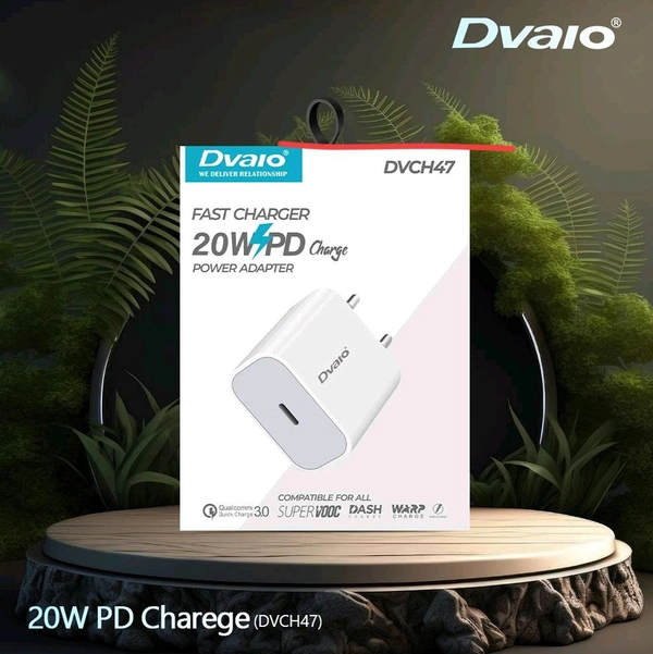 Dvaio DVCH- 47 20W PD Power Adaptor  - White