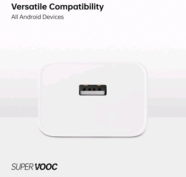 OPPO Oppo Original 33w Super Vooc Adaptor  - White