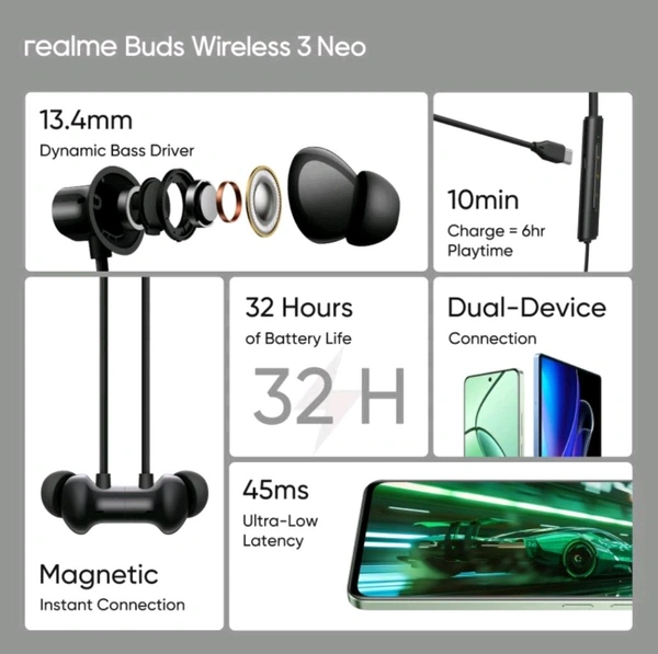 Realme Original Buds Wireless 3 Neo 