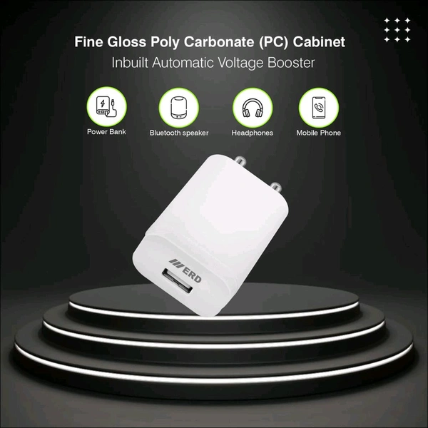 ERD TC-204 USB-A DOCK CHARGER WHITE 15W - White