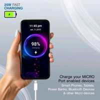 ERD UC-252 MICRO USB Data Cable-25W - White