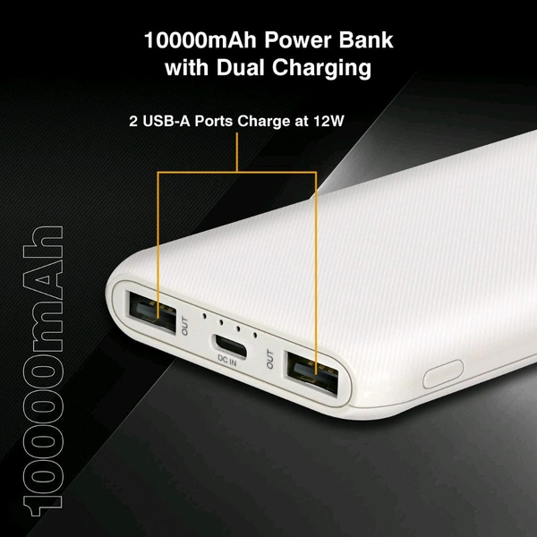 ERD PB - 10KE 10000MAH POWER BANK  - White