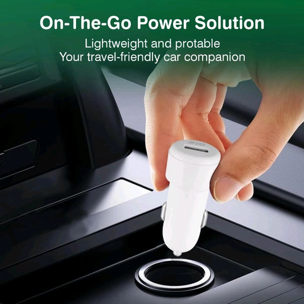 ERD CC-21 USB A Car Charger 10W - White