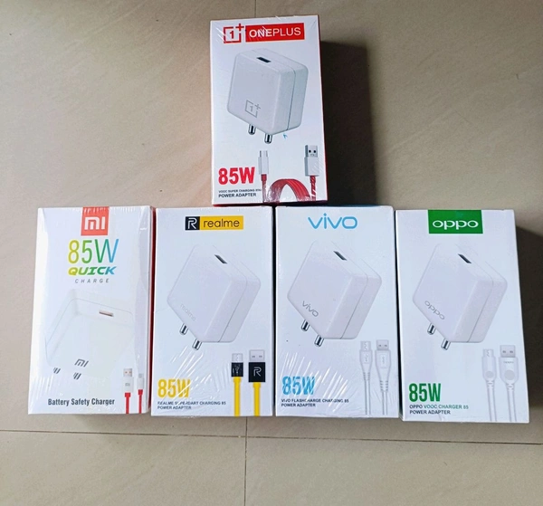 Oppo, Vivo, Realme, MI , OnePlus 85w Copy Charger A+ Quality 
