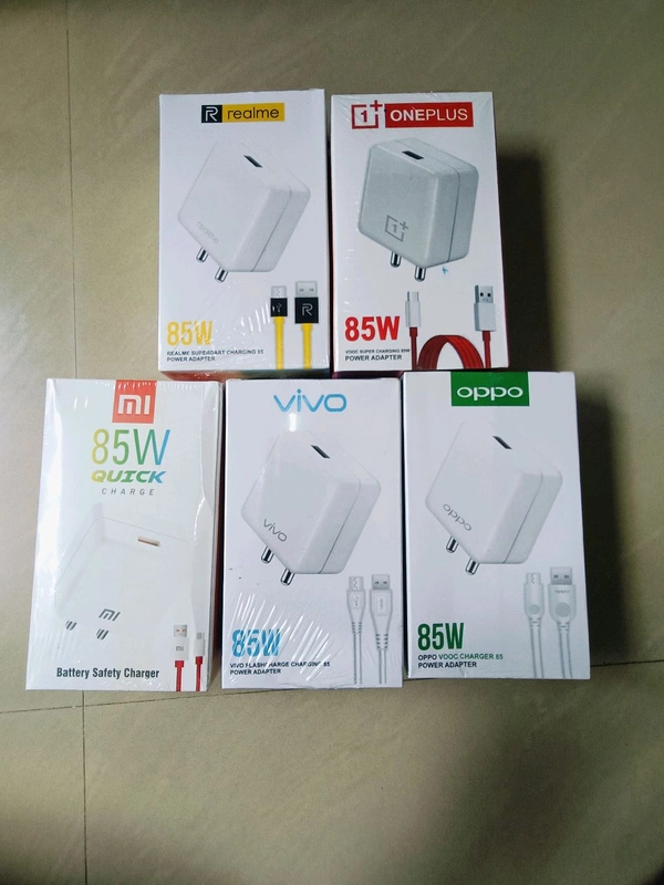 Oppo, Vivo, Realme, MI , OnePlus 85w Copy Charger A+ Quality 