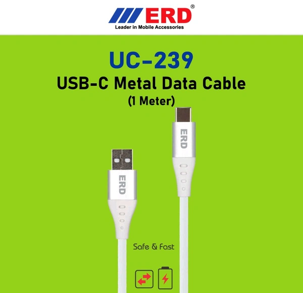 ERD UC - 239 35W TYPE- C CHARGING CABLE - White
