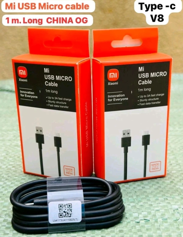 MI (XIAOMI) Mi Og USB to Type C Port Cable Box Packing Best Quality