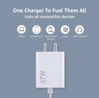 MI (XIAOMI) MI Xiaomi 67W Fast Charger  - White