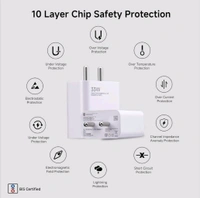 MI (XIAOMI) Mi 33W SonicCharge 2.0 USB Charger - White