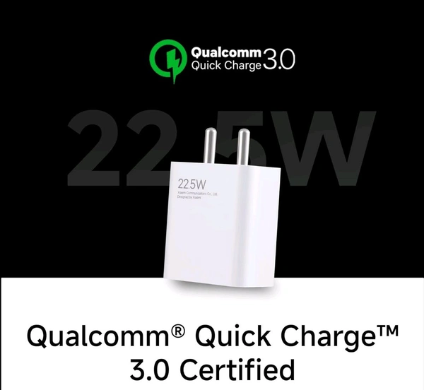 MI (XIAOMI) MI Xiaomi 22.5W Fast Charger with USB-C Cable - White