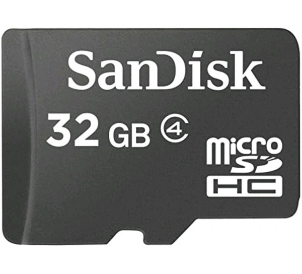 SanDisk 32GB Class 4 Memory Card (OG) - Black