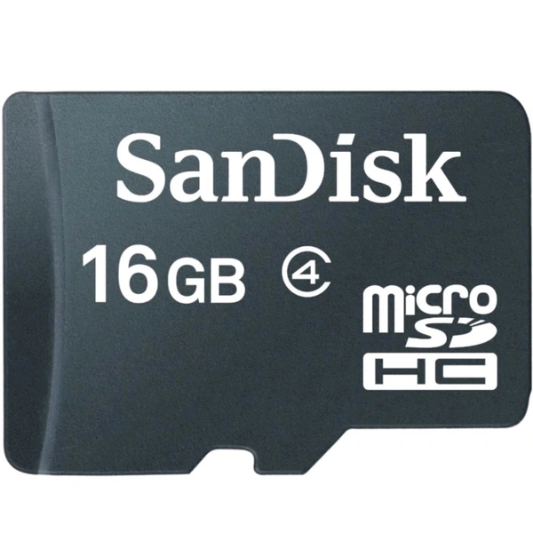 SanDisk 16GB Class 4 Memory Card (OG) - Black
