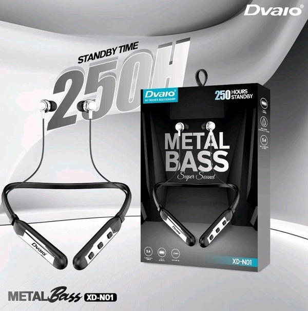 Dvaio XD-N01 Metal Bass (250hrs Standby) - Black