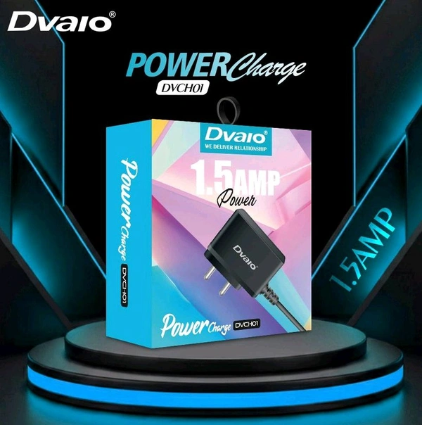 Dvaio DVCH- 01 1.5 Amp MICRO USB CHARGER - Black