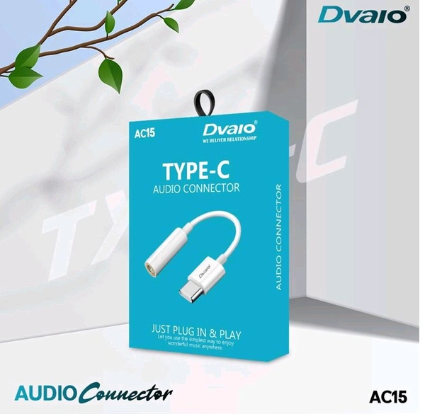 Dvaio TYPE-C AUDIO CONNECTOR  - White