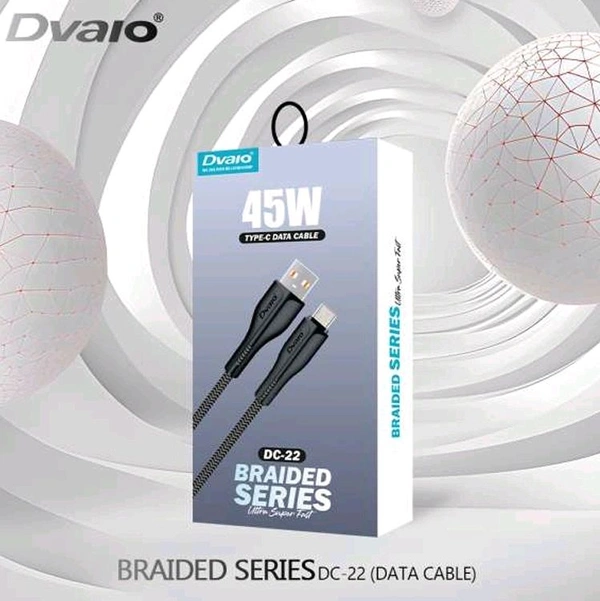 Dvaio DC-22 45W Fast Charging Type-C Cable 