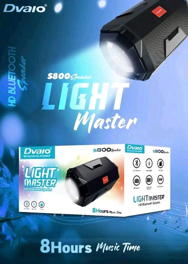 DVAIO BT- S800 (With Torch)🔦