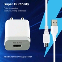 ERD TC-11 Charger With Micro USB Cable 5V/1Amp - White