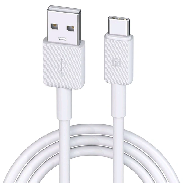 PORTRONICS Konnect Link Type C Charging Cable with 3.0A Output, 480Mbps Data Transfer, 1M Length