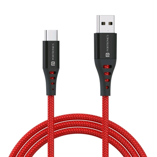 PORTRONICS Konnect Dash 2
Durable | Quick Data Transfer | Leather Finish | 1-Meter Long |

