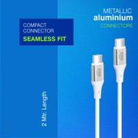 ERD UC-125 USB-C To C Data Cable-120W - White