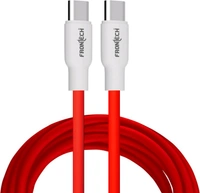 FRONTECH C TO C 65W BRAIDED CABLE  - Black