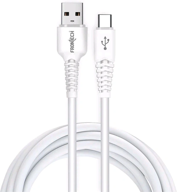 FRONTECH FRONECH USB to Type-C Charging & Data Cable | 1.0 Meter | - White