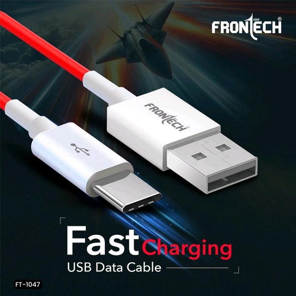 FRONTECH USB PVC CABLE A TO C 65 WATT SUPERFAST 1 METRE