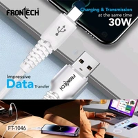 FRONTECH Super Fast 30W USB to Type-C Charging & Data Cable | 1.0 Meter |