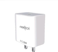FRONTECH MOBILE CHARGER 20W PD W/O CABLE  - White