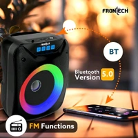 FRONTECH Immerse Yourself in Rich Audio Multi-Media Speaker with BT 5.0 | AUX | MIC | USB | FM (SW-0185)