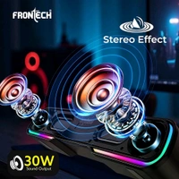 FRONTECH ECHOLITE-181P: Powerhouse 30W Mini Soundbar with RGB & Bluetooth 5.0 – Your All-in-One Audio Solution. (SW- 0181P)