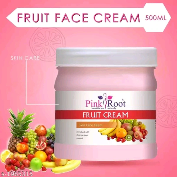 Pink Root Fruit Face Cream 500gm, for Anti Ageing, Dark Spot Removal, Skin Whitening & Brightening, Acne & Scars Removal, Deep Hydration of SkinName: Pink Root Fruit Face Cream 500gm, for Anti Ageing, Dark Spot Removal, Skin Whitening & Brightening, Acne & Scars Removal, Deep Hydration of SkinProduct Name: Pink Root Fruit Face Cream 500gm, for Anti Ageing, Dark Spot Removal,