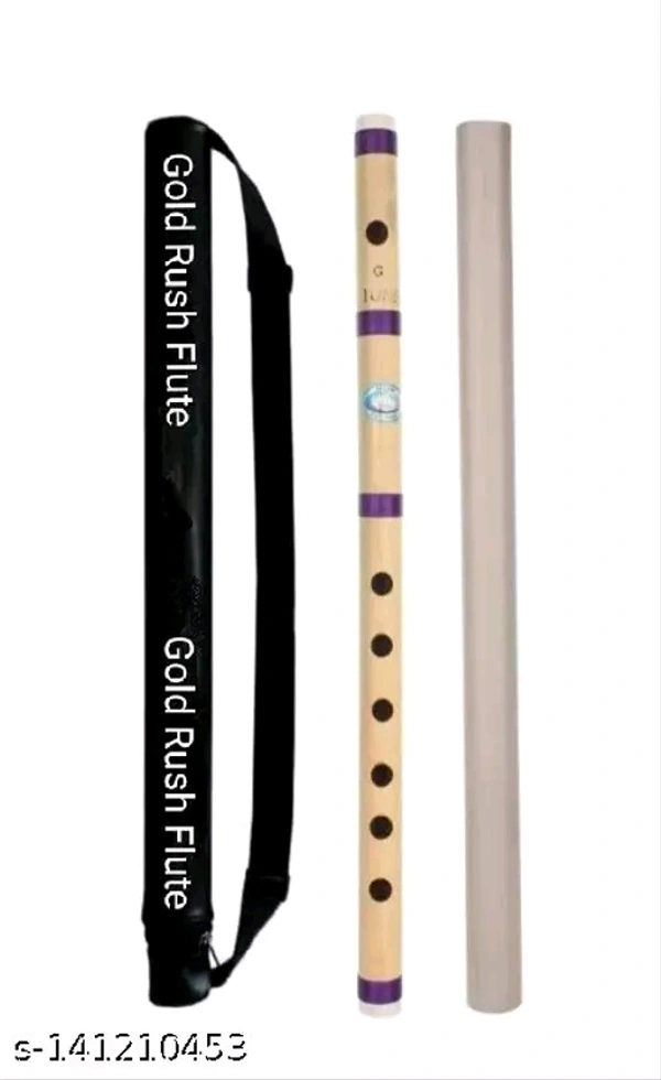 Gold Rush Flute G Tune Scale For Beginners, Students and Learners 17 Inch Flute well Tune Bansuri Name: Gold Rush Flute G Tune Scale For Beginners, Students and Learners 17 Inch Flute well Tune Bansuri Net Quantity (N): 1Charming & Blowing well Tuned G Scale For Beginners, Students, Players and Learner's The Gold Rush Flute is a Manufacturer India's Top Flute is in here Pandit Hari