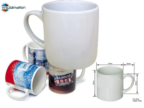 Small Sublimation Mug - white